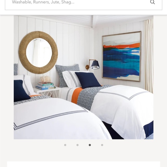 Annie Selke Reversible Quilt Full/Queen - Picture 2 of 7